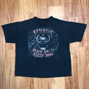 *SOLD* STURGIS | Vintage USA Black Hills Rally 2002 Biker Tee (XXL)